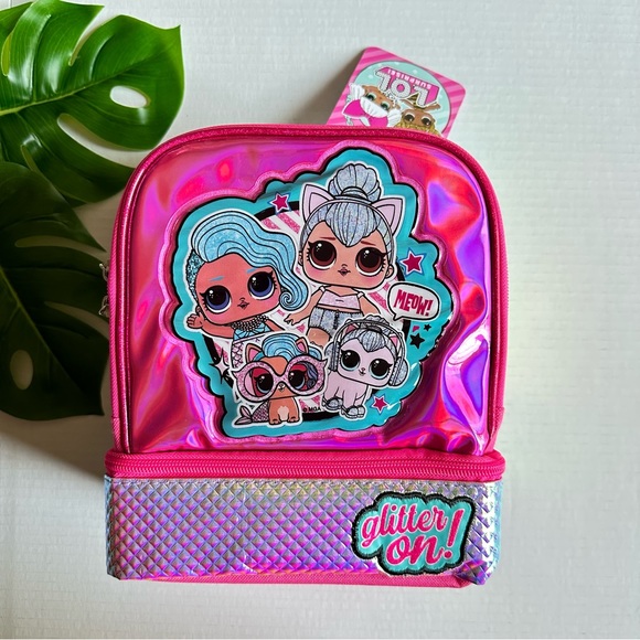 L.O.L Glitter On Lunch Box NEW - Picture 2 of 7